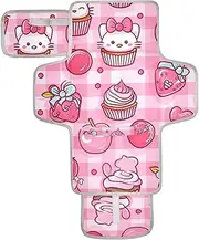 Reusable Baby Changing Pads with Tissue Pocket Diaper Changing pad Portable Lightweight & Foldable Changing Station