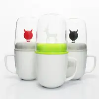 在飛比找蝦皮購物優惠-台灣製 玻璃杯 陶瓷杯 雙杯組【Zakka雜貨網】1+1冰熱