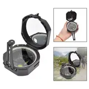 Multifunction Camping Compass with Pouch Geology Pocket Mirror for Sighting