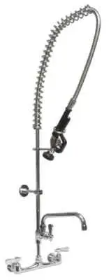 BK Resources WorkForce 8" OC Pre-Rinse Assembly w/ 6" Add-on Faucet
