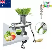 Manual Wheatgrass Juicer Extractor Stainless Steel for Juicing WheatGrass Celery