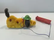 VINTAGE *NEW* 60's Nosey Sniffy Puppy Dog Remote Control Battery-Operated Toy