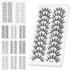 10 Pairs Handmade 3D Faux Mink Lash Full Strip Fake Eyelash Eye Lash Extension