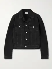 [Loulou de Saison] Loulou de Saison - Dave Denim Jacket - Dark gray - small small Gray