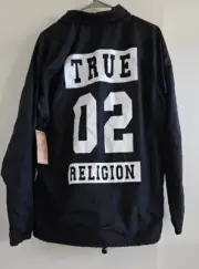 True Religion 02 World Tour Black True L Sports Jacket- Size XL NWT $249 Retail