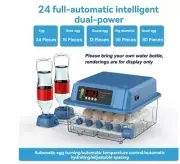 24PCS Eggs Automatic Incubator,Automatic