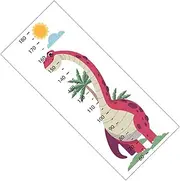 Vaguelly 1 Sheet Self Adhesive Animal Design Height Ruler Wall Decal for Fun and Practical Growth Chart Sticker for Bedrooms Nurseries and Playrooms