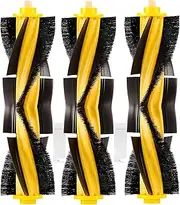 YBVABE Main Brush for ECOVACS-DEEBOT OZMO T8 /T8 AIVI /T8+ /T8 AIVI+ /T8 MAX / N8 Pro Plus /N8 Pro /N8+ Plus /N8 Pro+ Robots Vacuum, 3-Pack Replacement Brush Compatible with DEEBOT T8 & N8 Main Brush