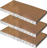 Cat Scratchers for Indoor | Corrugate Cat Scratcher for Indoor - 3X Corrugated Paper Kitten Grinding Claw Anti-Scratch Pet Supplies for Keep Healthy Training Furniture Protection Home Outdoor