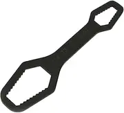Fenteer Universal Multifunctional Wrench 8mm-22mm Screw Nuts Wrench Repair Tool Double Head Wrench Spanner for Bicycle Auto Outdoor, Black
