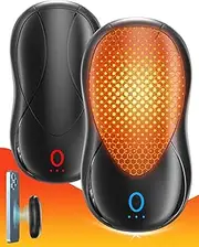 Hand Warmers Rechargeable 2 Pack Magnetic, 10000mAh Electric Hand Warmers, Smart Chips 20Hrs Long Safe Pocket Heater, Black, Portable, Reusable, Gifts for Christmas, Camping Accessories