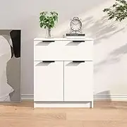 Sideboard White 60x30x70 cm Engineered Wood Dining Buffet