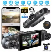 4Channel HD1080P WIFI Dash Cam Front Rear G-sensor Video Recorder Car DVR Camera