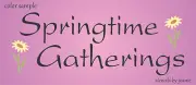Joanie Stencil Springtime Gatherings Sunflower Daisy Country Garden DIY Signs