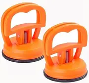 Dent Puller Car Set of 2 Car Dents Dent Suction Cup Puller Dent Remover Car Dent Removal Vacuum Suction Cup Car Dents Repair Kit for Car Dents Mobile Phone Glass Panels Laptop Orange + Black