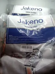 Jekeno Glow in The Dark Throw Blanket Lot Of 2 Dinosaurs, Construction. Easter