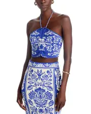 Farm Rio Delicate Tapestry Knit Top