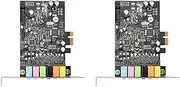ISTOVO 2X PCIe 7.1CH Sound Card Stereo Surround Sound PCI-E Built-in 7.1 Channel Audio CM8828