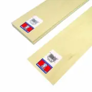 Midwest Products 4401 1/32" x 4" x 24" Micro-Cut Basswood Sheets (Pack of 15)