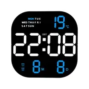 Digital Desk Alarm Clock LED Screen Display Modern Bedroom Bedside Clock2028