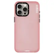 Colored Sand Series For iPhone 15 Pro Anti-scratch Matte Phone Cover Metal Lens Frame TPU Case