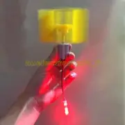 DC Micro Motor Small LED Lights Vertical Axis Wind Turbines Generator Blades AU