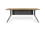 GP Novara Aluminium Frame Office Desk with Modesty