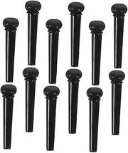 Generic Guitar String Pins Set 12pcs Acoustic Guitar Bridge Pegs Easy Tuning Accessories