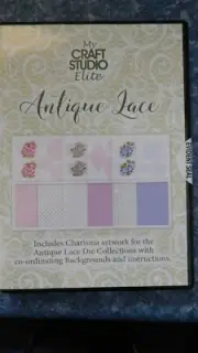 CD ONLY - ANTIQUE LACE 454344 x Tattered Lace - charisma's & backgrounds