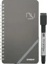 Portable Whiteboard Notebook 104x178mm with Marker Reusable Eco-Friendly