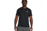 Mens Under Armour Launch Black Short Sleeve Shirt