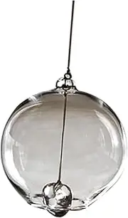 MERRYHAPY Hanging Wind Chime Pendant Glass Wind Bell Small Bell for Room Door Decor