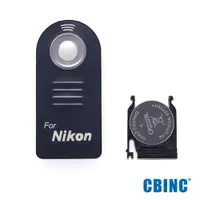 在飛比找樂天市場購物網優惠-CBINC 遙控器 FOR NIKON MLL3 從相機正面