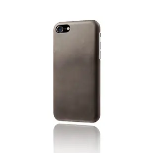Apple IPhone8 IPhone7 4.7 I8 I7 皮革保護殼牛皮仿真皮紋單色背蓋素色多色手機殼保護套手機套