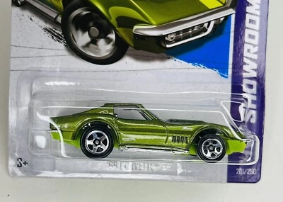 Hot Wheels 69 Corvette Green HW Showroom Corvette 60th 2013 NEW Kmart