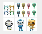8 PCS Octonauts Captain Kwazii Hair Band Balloon Party Gift Photo Booth Props