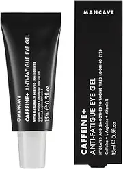 ManCave Eye Cream for Men with Caffeine and Vitamin E, 15 ml Eye Cream for Wrinkles and Dark Circles, Natural Face Care Men, Vegan, Recyclable Packaging - Made in the UK