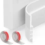 2 Door Draft Stopper, under Door Sweep for Exterior & Interior Doors, Weather St
