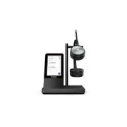 Yealink WH66 Dual Teams Edition DECT Wirelss Headset With Touch Screen, Busylight On Headset, Leather Ear Cushions