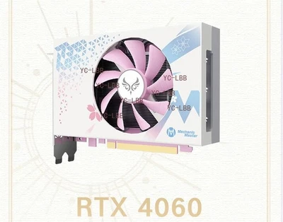 Zephyr RTX 4060 8GB ITX GPU GDDR6 TDP-115W 8PIN 3*DP+HDMI 170*106*42MM