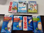 Band-Aid Miscellanous Lot-- 124-total. Boxes Damaged Lot-G