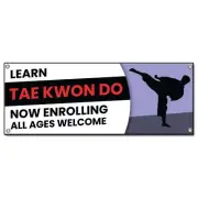 Learn Tae Kwon Do Now Enrolling All Ages Banner Concession Stand Food Truck