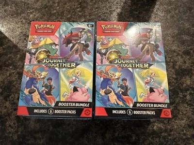 Two (2) Pokemon SV Journey Together Booster Bundle Box In Hand Factory Sealed
