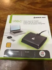 iogear usb-c smart card cac reader TAA compliant New Sealed