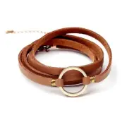 Freya Branwyn Cirque Soft Leather Wrap Bracelet
