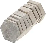 BESPORTBLE 10Pcs Natural Rock Slices for Aquariums Turtle Docks for Basking Tortoise Climbing Realistic Fish Tank Ornament for Landscaping and Amphibian Enclosures