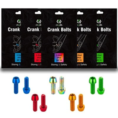 Bicycle Crank Bolts M6*18mm Crankset Fixing Bolts MTB Road Bike Crank Screws