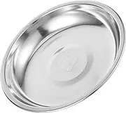 HEATSHAKING Round Serving Plate Food Dish for Appetizers Salads and Snacks Easy to Clean Elegant Design for Parties and Camping Material