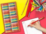 Japanese Design Pencil Kids Name Label Personalised Sticker school Stationary