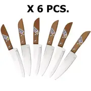 Knife Kiwi 503 Stainless Steel Slicing Peeling Wooden Handle Thai Chef Kitchen